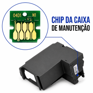 Chip da Caixa de Manutenção Impressora